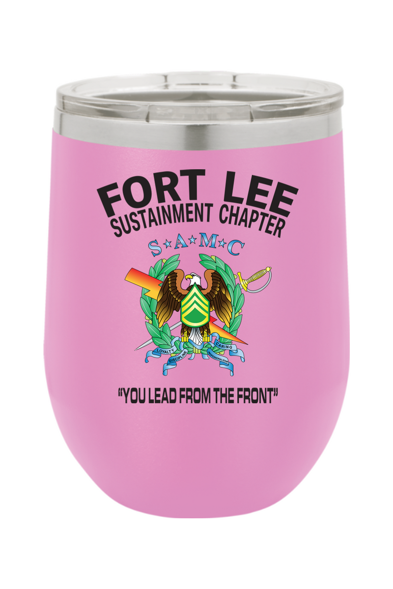 Fort Lee SAMC 12oz Insulated Wine Tumbler