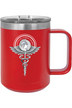 US Army Medical CoE 15oz Insulated Coffee Mug with Slider Lid