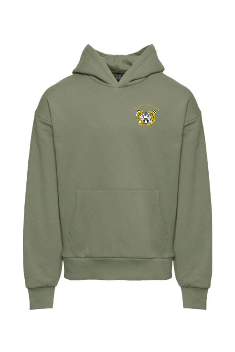 Warrant Officer Eagle Next Level Heavyweight Fleece Hoodie - Just Front Left Chest Design