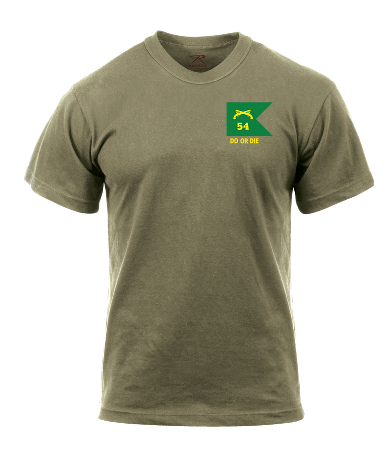 54th Military Police AR 670-1 Coyote Brown T-Shirt