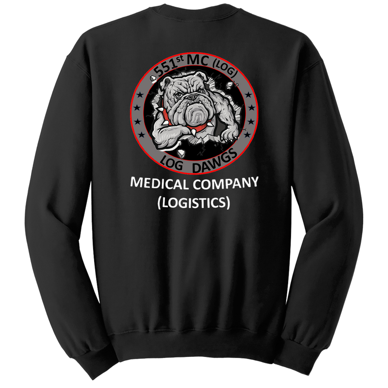 551st Medical Logistics Company Blend Crewneck Sweatshirt