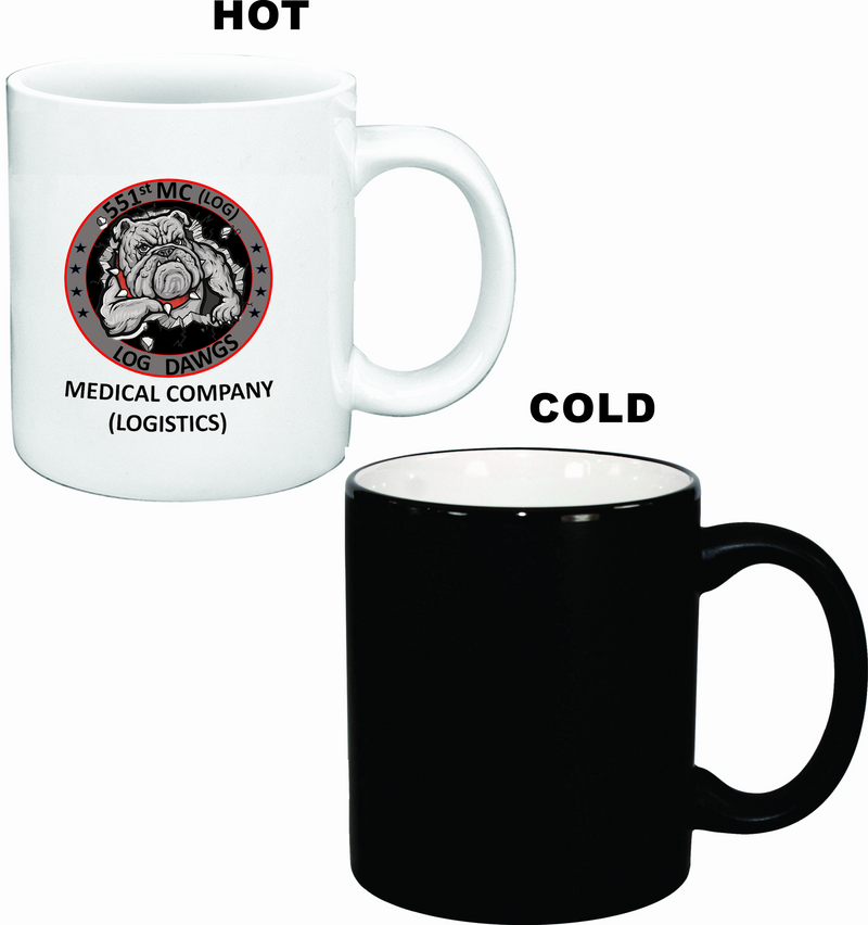 551st Medical Logistics Company Logo Appearing Coffee Mug