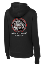 551st Medical Logistics Company Ladies Poly/Cotton Blend Hoodie