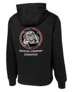 551st Medical Logistics Company Poly/Cotton Blend Hoodie