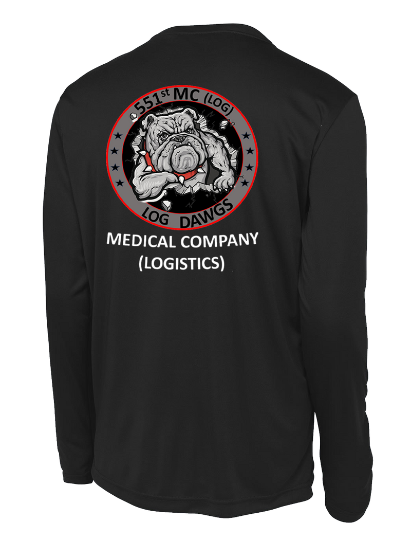 551st Medical Logistics Company Long Sleeve Competitor Tee