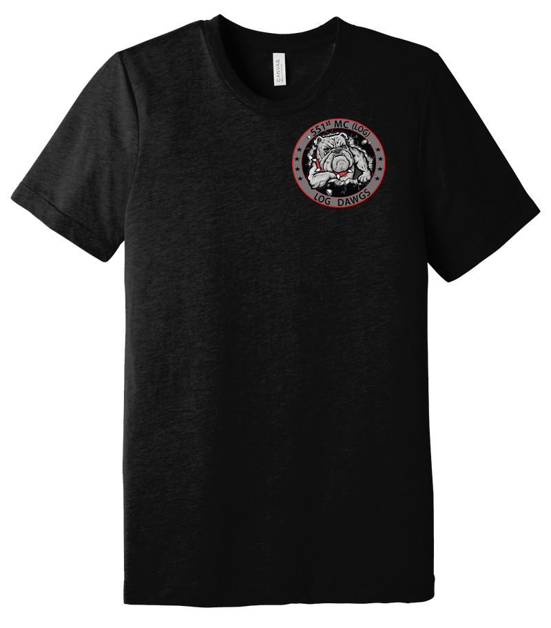 551st Medical Logistics Company Unisex Triblend Short Sleeve Tee