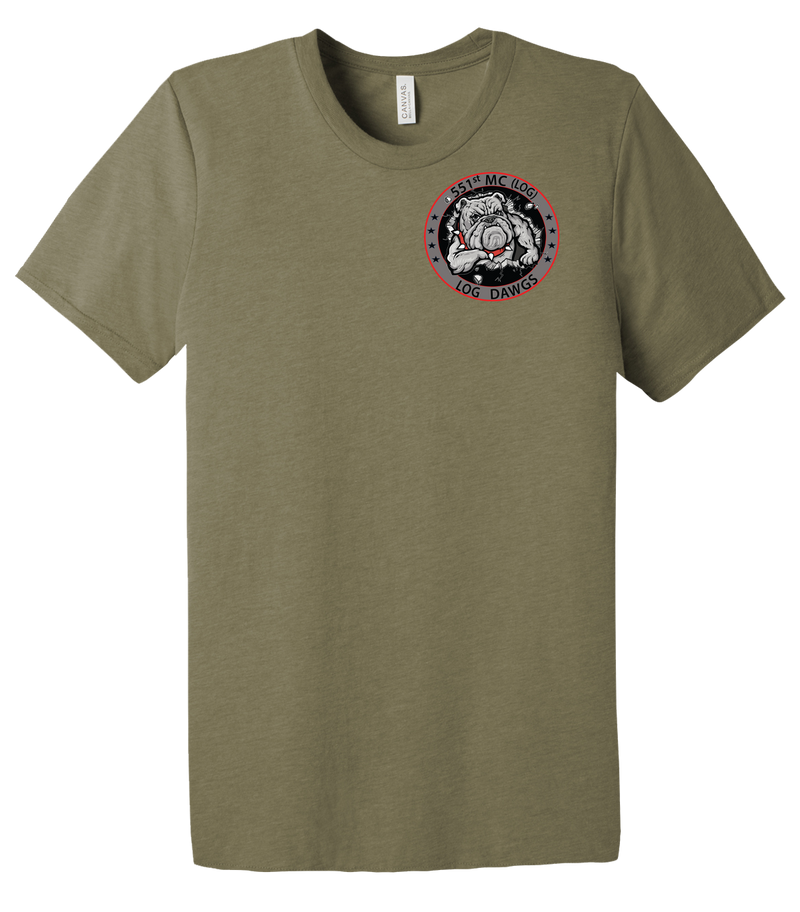 551st Medical Logistics Company Unisex Triblend Short Sleeve Tee