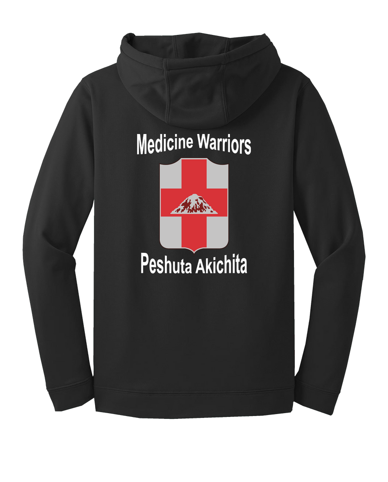 551st Medical Logistics Company Fleece Hooded Pullover