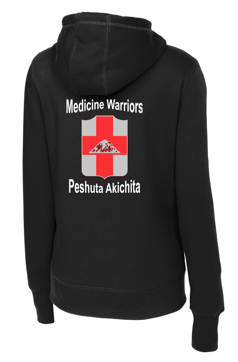 551st Medical Logistics Company Ladies Poly/Cotton Blend Hoodie