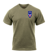 574th CSC AR 670-1 Coyote Brown T-Shirt