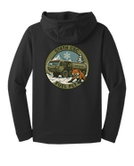 574th CSC Fuel Platoon “Arctic Foxes” Fleece Hooded Pullover