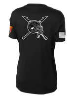 5th BN 5th SFAB Ladies Competitor Tee with Two Sleeve Print