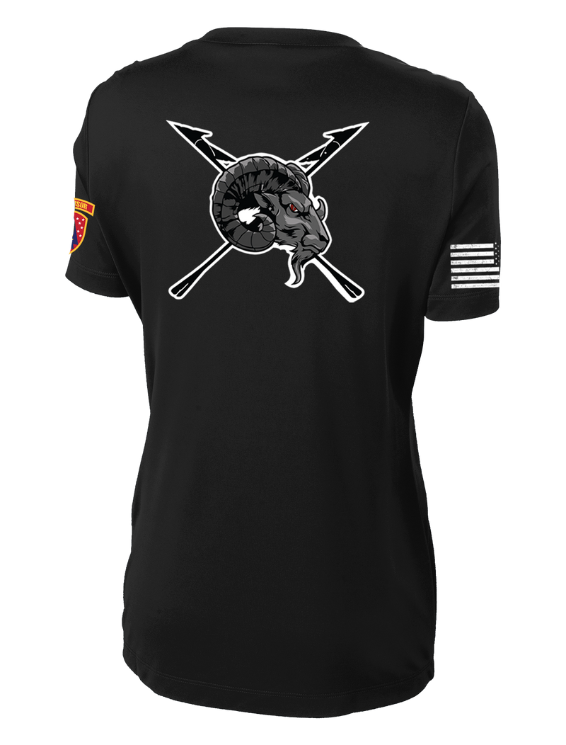 5th BN 5th SFAB Ladies Competitor Tee with Two Sleeve Print