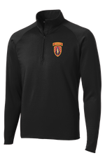 6th BN 5th SFAB 1/2 Zip Raglan Performance Pullover