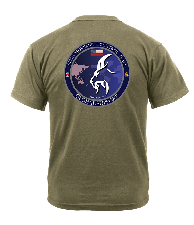 612th MCT AR 670-1 Coyote Brown T-Shirt