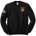 657th FSC Blend Crewneck Sweatshirt with Right Sleeve Flag