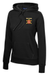 657th FSC Ladies Poly/Cotton Blend Hoodie with Right Sleeve Flag