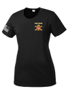 657th FSC Ladies Competitor Tee with Right Sleeve Flag