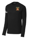 657th FSC Fleece Pullover Crew with Right Sleeve Flag