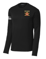 657th FSC Fleece Pullover Crew with Right Sleeve Flag