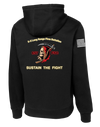 657th FSC Poly/Cotton Blend Hoodie with Right Sleeve Flag