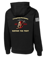 657th FSC Poly/Cotton Blend Hoodie with Right Sleeve Flag