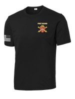 657th FSC Competitor Tee with Right Sleeve Flag