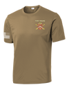 657th FSC Competitor Tee with Right Sleeve Flag