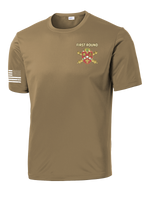 657th FSC Competitor Tee with Right Sleeve Flag