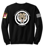 673rd DCAS Blend Crewneck Sweatshirt with two sleeve print - ALL SUBDUED PRINTS