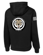 673rd DCAS Poly/Cotton Blend Hoodie with two sleeve print - ALL SUBDUED PRINTS