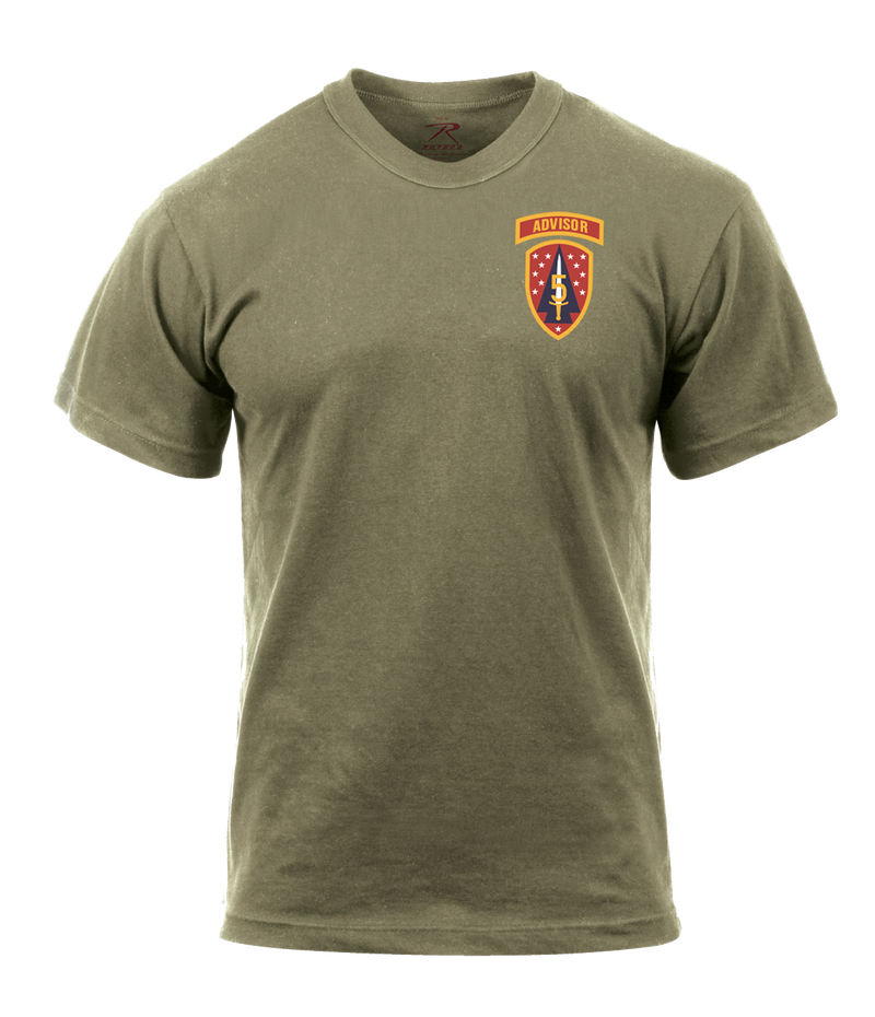 6th BN 5th SFAB AR 670-1 Coyote Brown T-Shirt