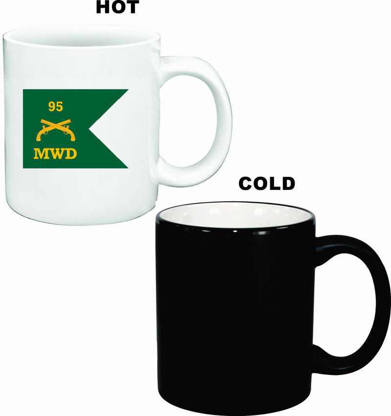 95th MWD DET Logo Appearing Coffee Mug with Two Designs