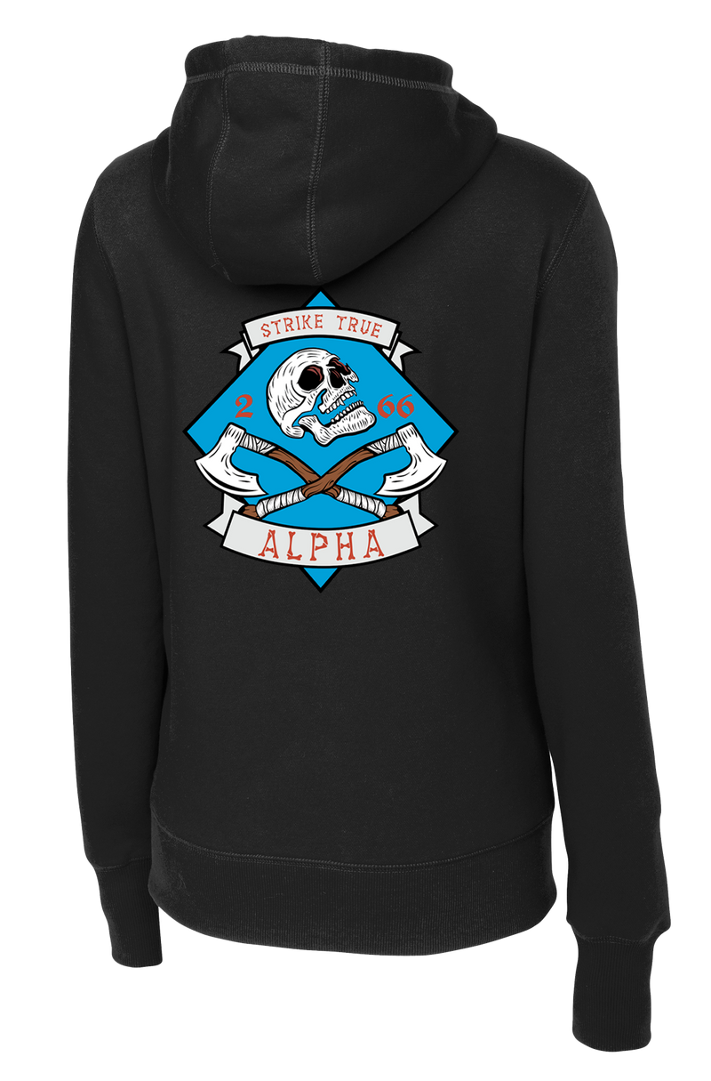 A CO 2d MI BN Ladies Poly/Cotton Blend Hoodie