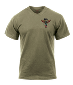 4-23 IN Aid Station AR 670-1 Coyote Brown T-Shirt