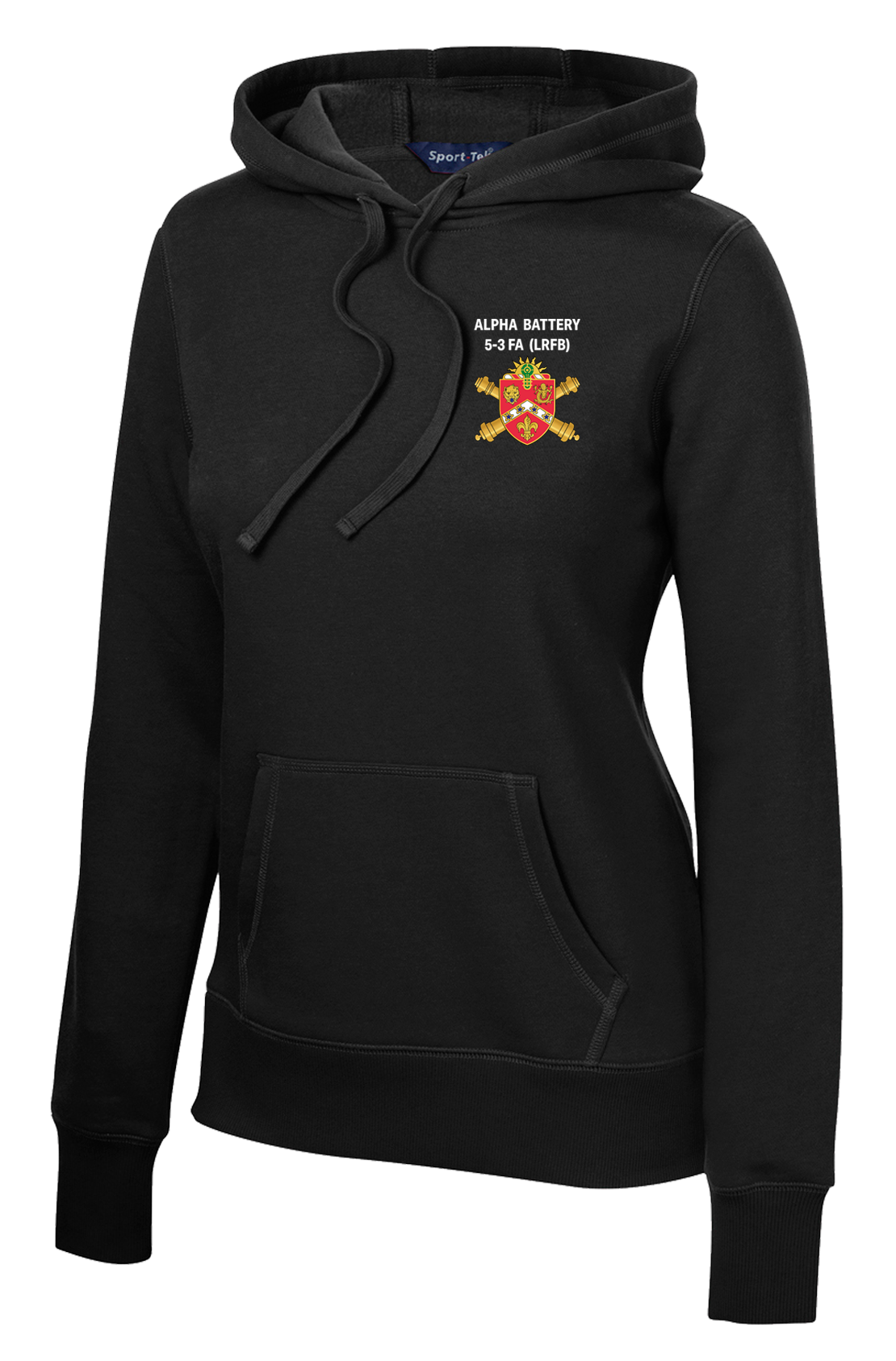 Alpha Battery 5-3 FA Ladies Poly/Cotton Blend Hoodie
