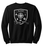 Alpha Company 1163D TF SPT BN Blend Crewneck Sweatshirt