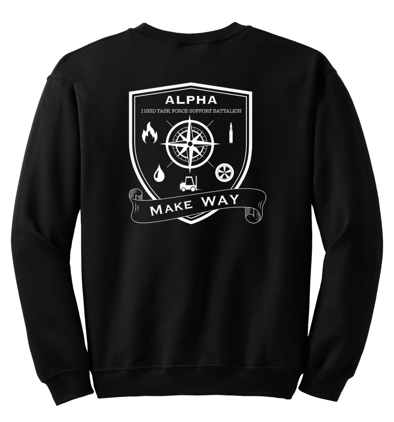 Alpha Company 1163D TF SPT BN Blend Crewneck Sweatshirt