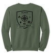 Alpha Company 1163D TF SPT BN Blend Crewneck Sweatshirt