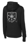 Alpha Company 1163D TF SPT BN Ladies Poly/Cotton Blend Hoodie with Left Sleeve Print