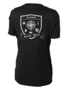 Alpha Company 1163D TF SPT BN Ladies Competitor Tee with Left Sleeve Print