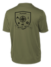 Alpha Company 1163D TF SPT BN Competitor Tee with Left Sleeve Print