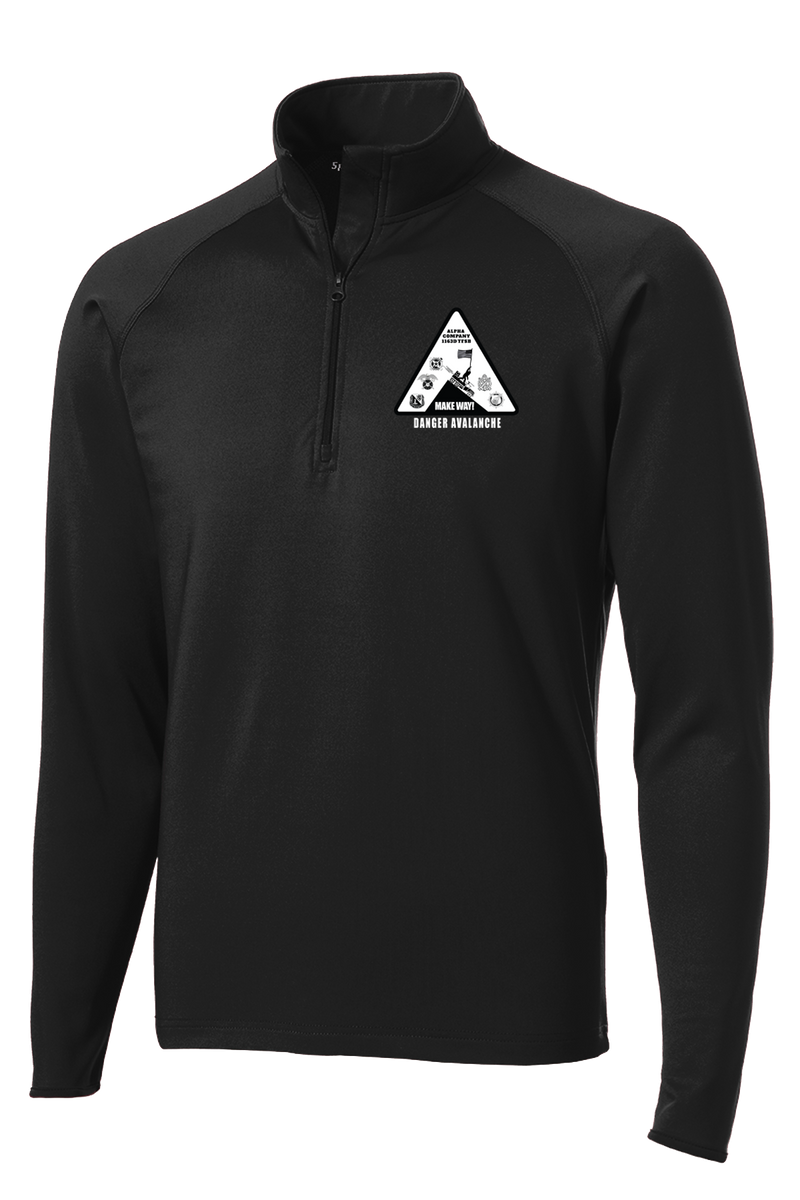 Alpha Company 1163D TF SPT BN 1/2 Zip Raglan Performance Pullover