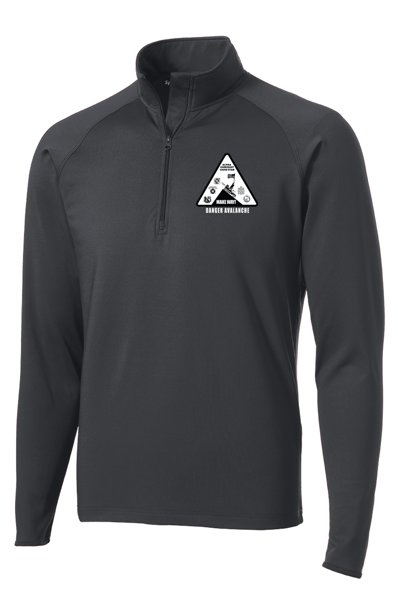 Alpha Company 1163D TF SPT BN 1/2 Zip Raglan Performance Pullover