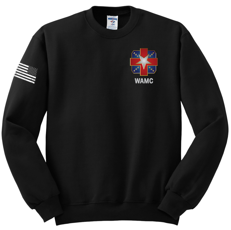 Alpha Company MRB Blend Crewneck Sweatshirt with Right Sleeve Flag