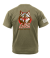 Alpha Company MRB AR 670-1 Coyote Brown T-Shirt with Right Sleeve Flag