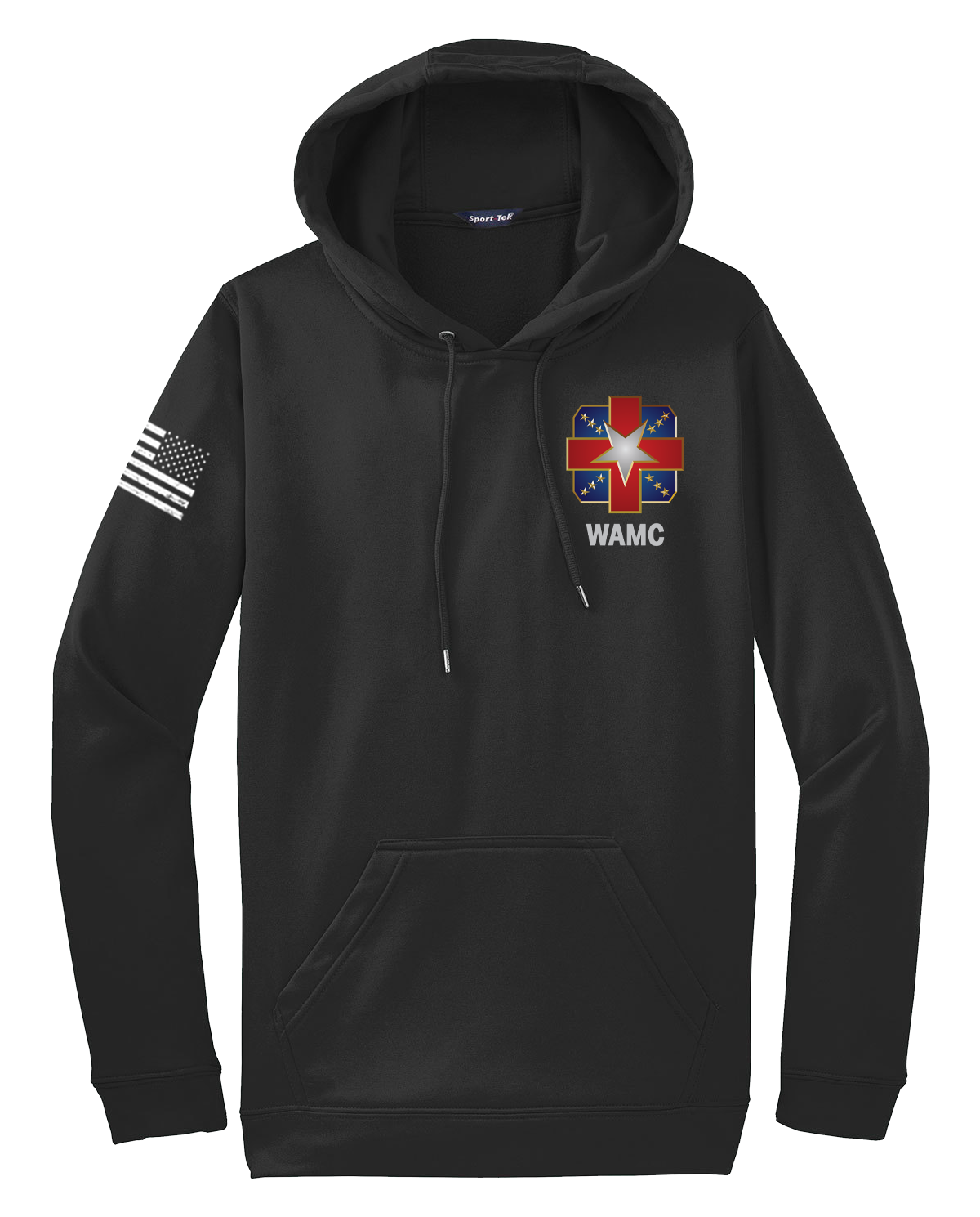 Alpha Company MRB Fleece Hooded Pullover with Right Sleeve Flag