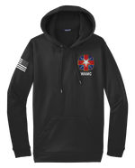 Alpha Company MRB Fleece Hooded Pullover with Right Sleeve Flag