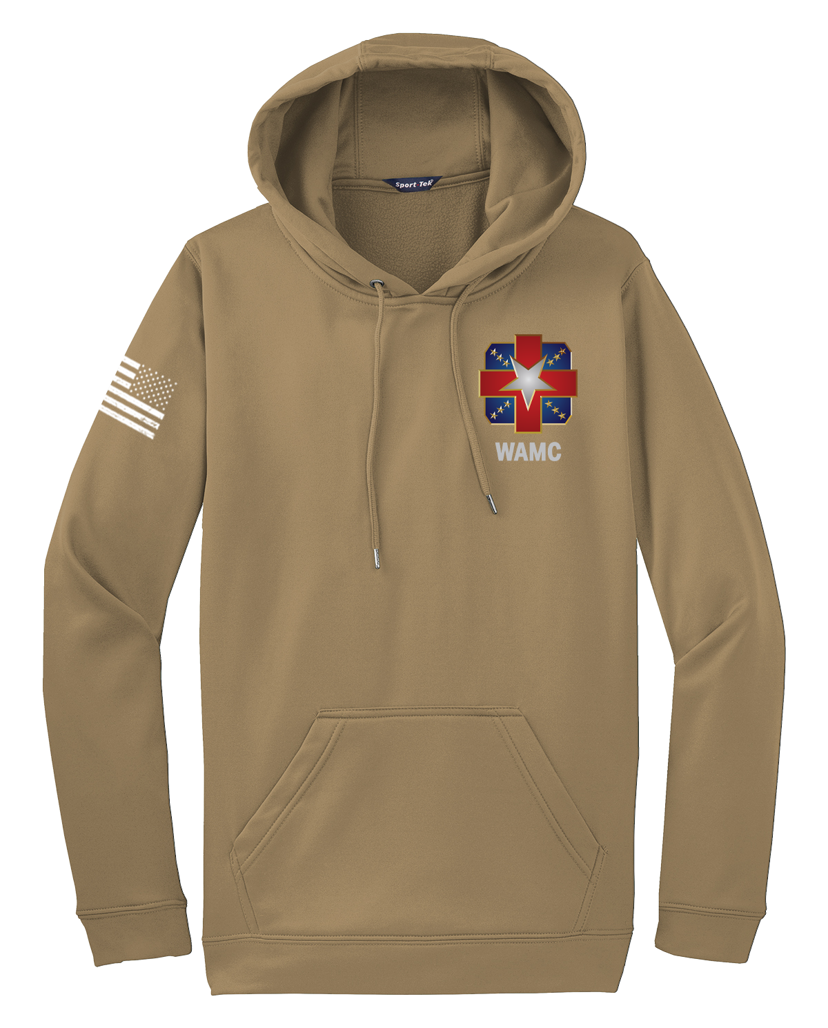 Alpha Company MRB Fleece Hooded Pullover with Right Sleeve Flag