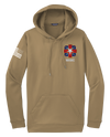 Alpha Company MRB Fleece Hooded Pullover with Right Sleeve Flag